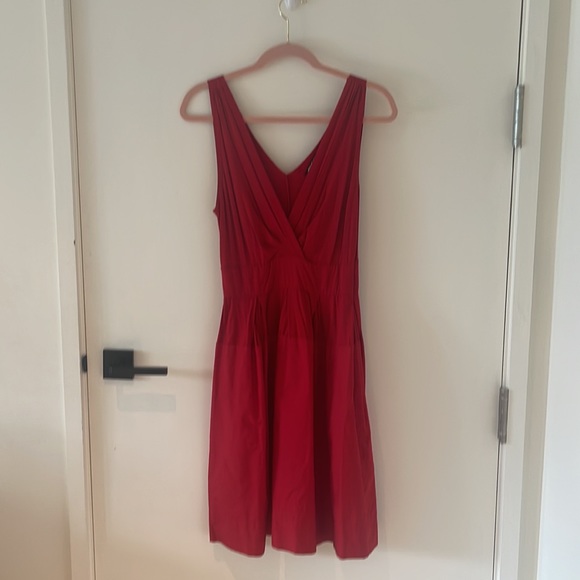 DKNY - Matching red dress and jacket - size 6/8 Vintage - Picture 5 of 6